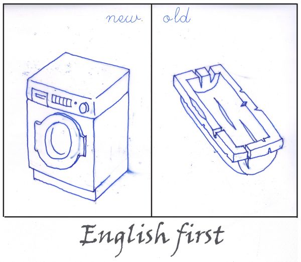 Карикатура: English first-04, Иван Туркин