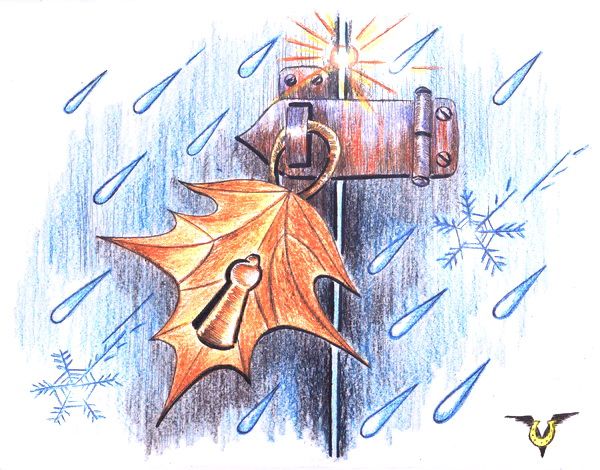 Карикатура: Закрытие летнего сезона, Владимир Уваров