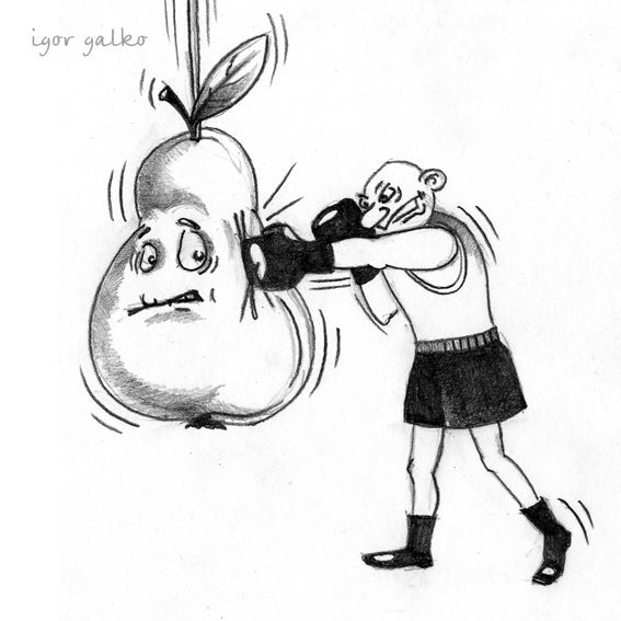 Карикатура: груша, IgorHalko
