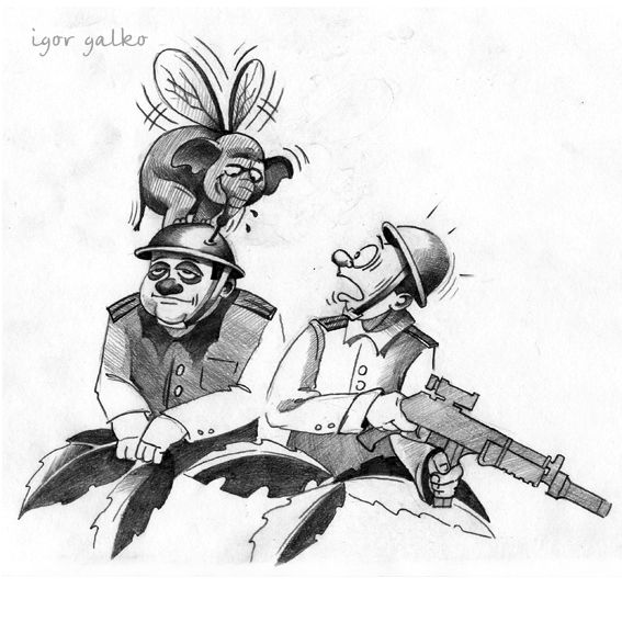 Карикатура: слон-комар, IgorHalko