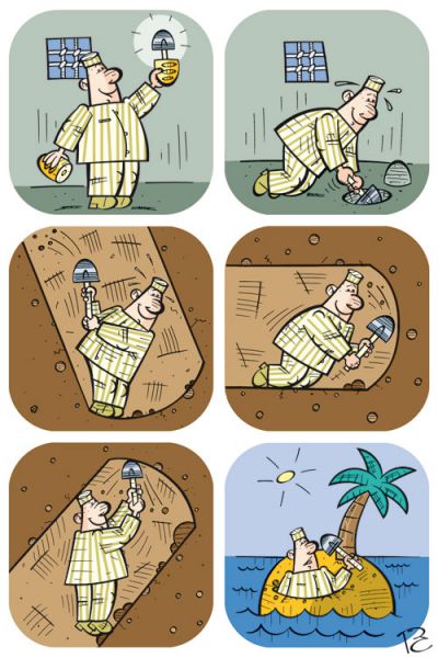 Карикатура: Поспешишь..., Сергей Репьёв