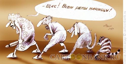 Карикатура: Репа, Попов Александр