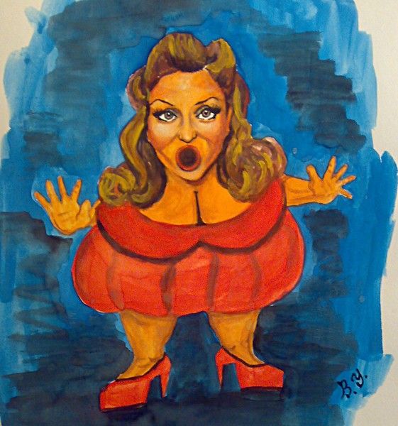 Карикатура: Анфиса Чехова., владимир ву