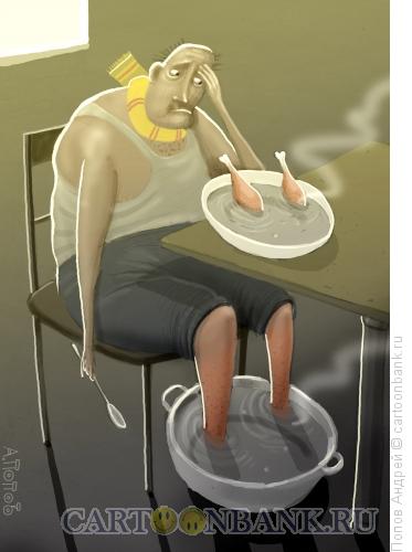Карикатура: Хандра, Попов Андрей