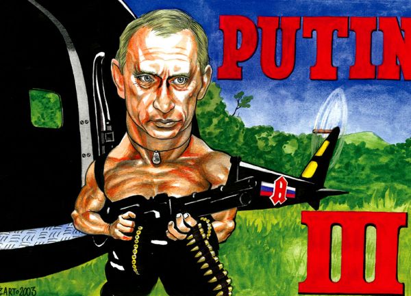 Карикатура: Путин 3, Азаров Алексей
