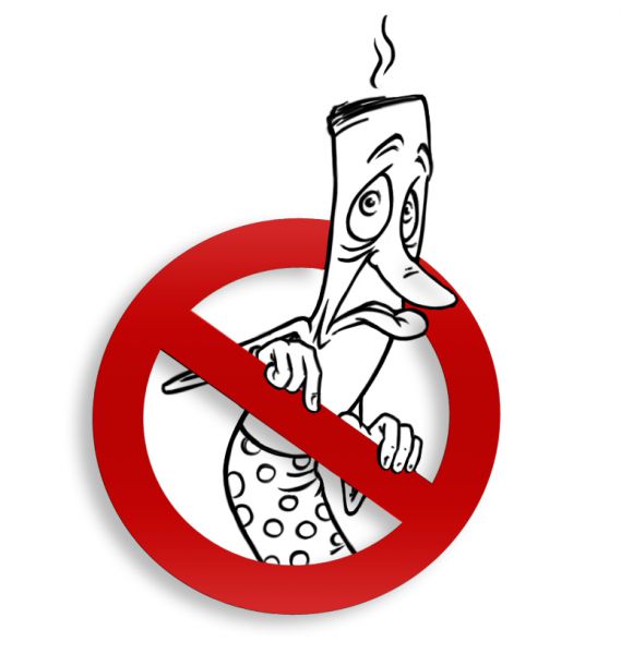 Карикатура: Против курения, Эфен Гайдэ