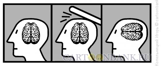 Карикатура: бить по голове, Копельницкий Игорь