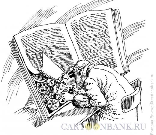 Карикатура: Писатель, Богорад Виктор
