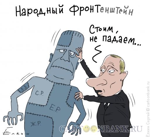 Карикатура: Народный фронт, Ёлкин Сергей