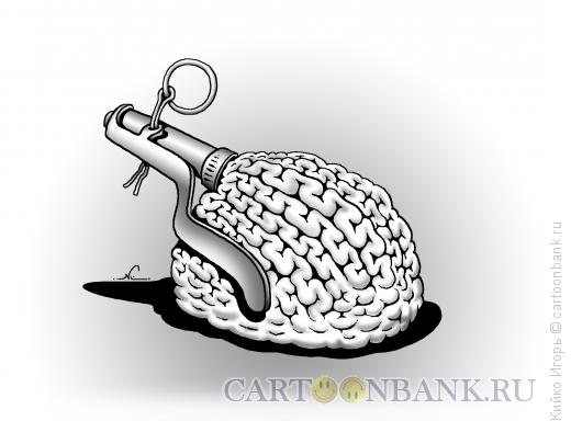 Карикатура: Взрыв мозга, Кийко Игорь