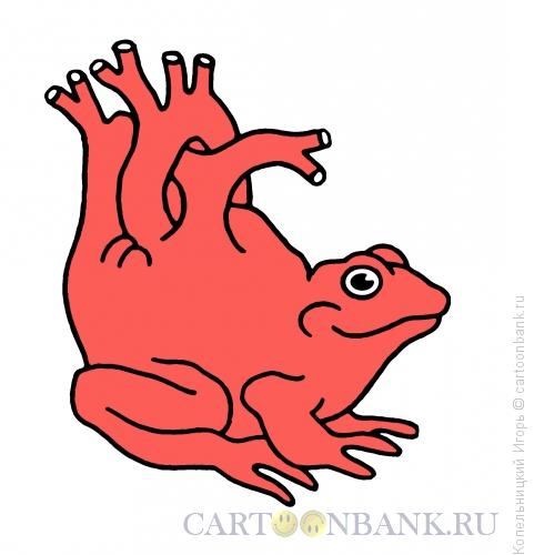 Карикатура: Жаба сердце, Копельницкий Игорь