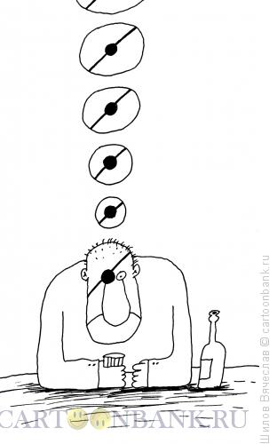 Карикатура: Одноглазые мысли, Шилов Вячеслав