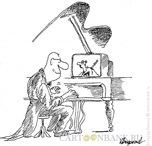 Карикатура: Музыкальное настроение, Богорад Виктор