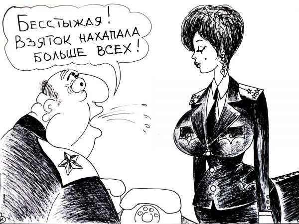 Карикатура: Служебное несоответствие, Валерий Каненков