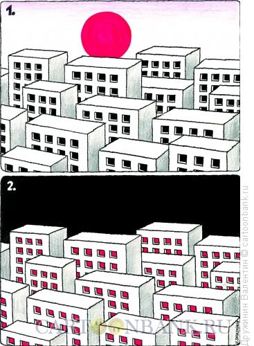 Карикатура: Солнце, Дружинин Валентин