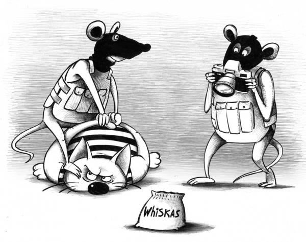 Карикатура: Whiskas, Сергей Корсун