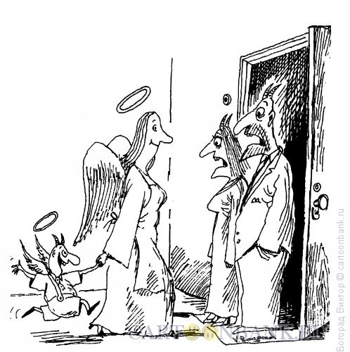 Карикатура: Чертенок, Богорад Виктор