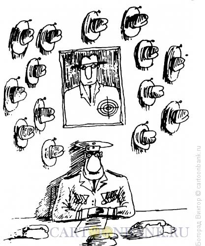 Карикатура: Шеф-мишень, Богорад Виктор