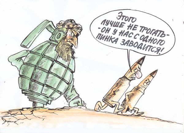 Карикатура: Гость с Востока, Избасаров Бауржан