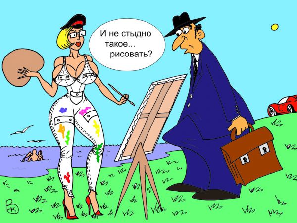 Карикатура: Чиновник, Валерий Каненков