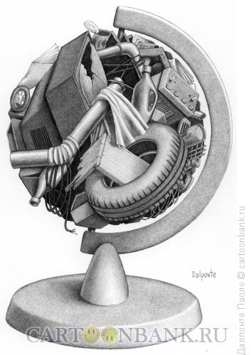Карикатура: Мир из мусора, Далпонте Паоло