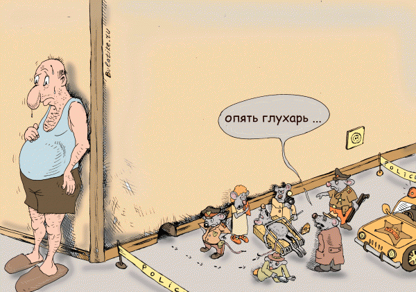 Карикатура: Мокруха по бытовухе, Булат Ирсаев