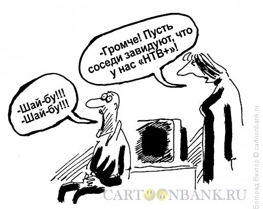 Карикатура: НТВ+, Богорад Виктор
