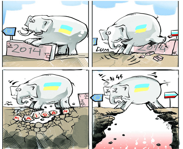 Карикатура: Слон, Подвицкий Виталий