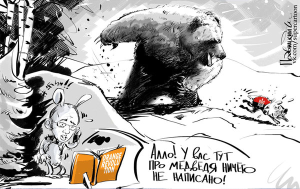 Карикатура: Про медведя, Подвицкий Виталий