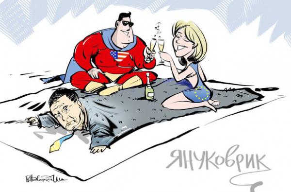 Карикатура: Пикник, Подвицкий Виталий