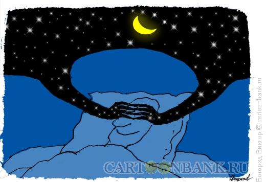 Карикатура: Ночь, Богорад Виктор