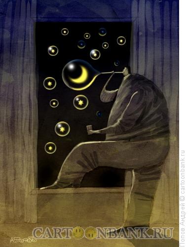 Карикатура: Мыльные пузыри, Попов Андрей
