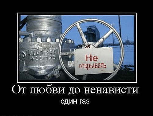 Карикатура: Только газ, Віталій Полещук