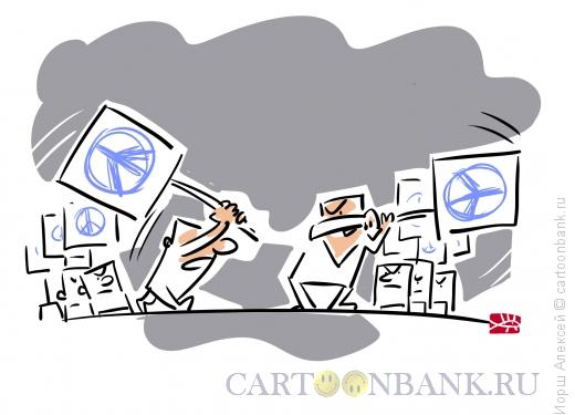 Карикатура: Борьба за мир, Иорш Алексей