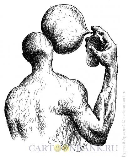 Карикатура: воздушный шарик, Гурский Аркадий