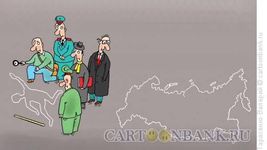 Карикатура: Гибель империи, Тарасенко Валерий