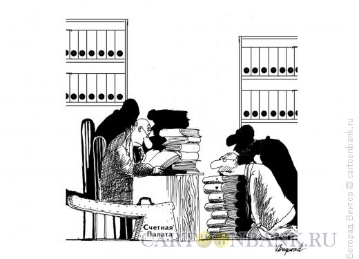 Карикатура: Счетная палата в работе, Богорад Виктор