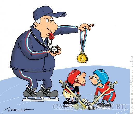 Карикатура: Медаль, Воронцов Николай