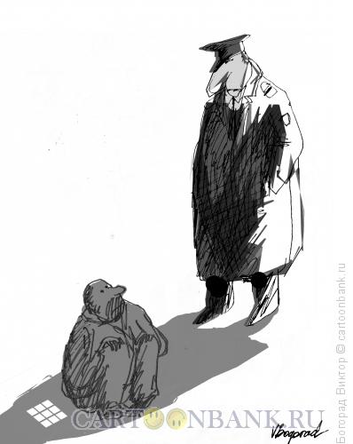 Карикатура: Угроза, Богорад Виктор
