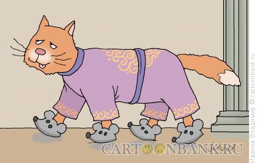 Карикатура: Благородный кот, Иванов Владимир