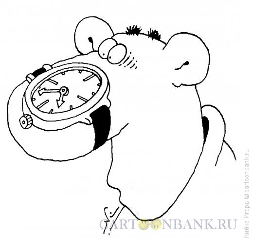 Карикатура: Время под контролем, Кийко Игорь