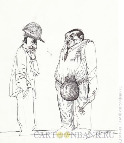 Карикатура: Перестраховка, Дергачёв Олег