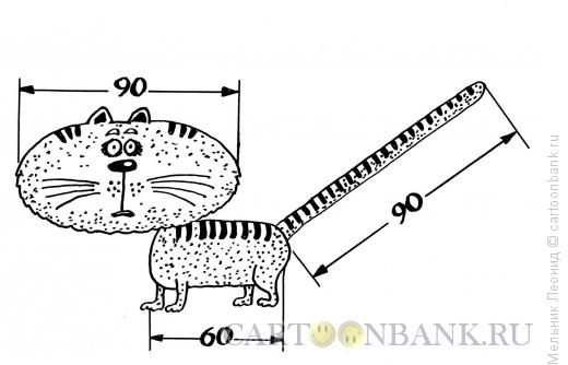 Карикатура: Размер, Мельник Леонид