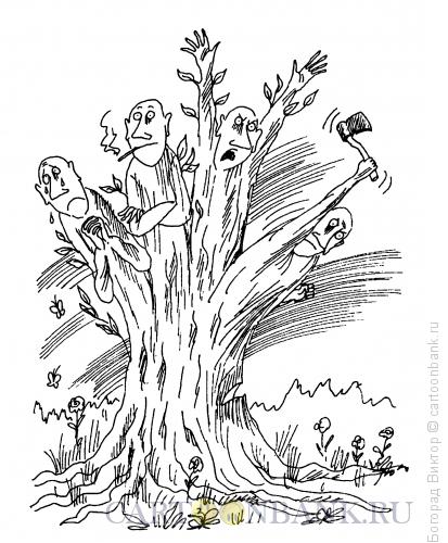 Карикатура: Сам себе враг, Богорад Виктор