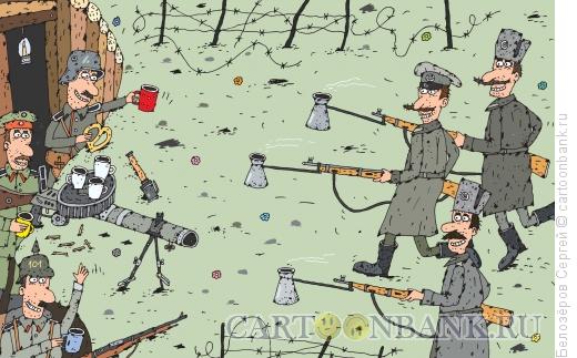 Карикатура: Кофе-брейк, Белозёров Сергей