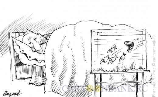 Карикатура: Аквариум, Богорад Виктор