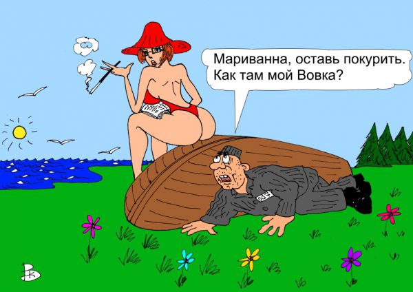 Карикатура: Побег не из Шоушенка, Валерий Каненков