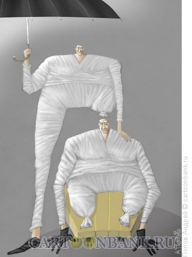 Карикатура: Инвалиды, Попов Андрей