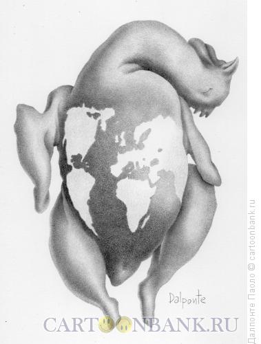 Карикатура: Мир-цыплёнок, Далпонте Паоло