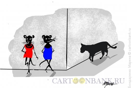 Карикатура: Кошки и мыши, Бондаренко Марина